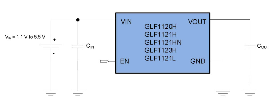 GLF1120 1123 application schematic